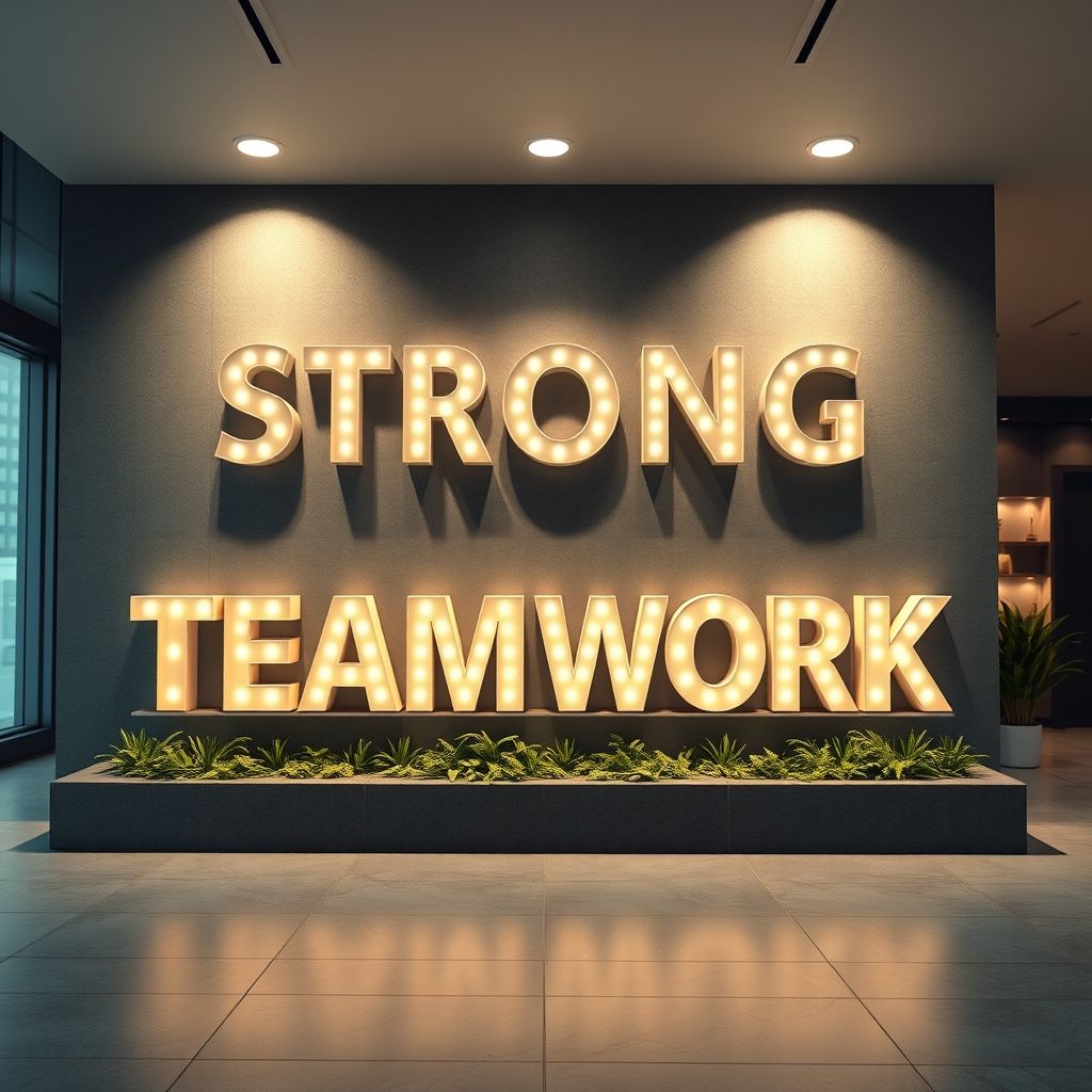 ทีมเวิร์คที่แข็งแกร่ง: กุญแจสู่ความสำเร็จที่ยั่งยืน